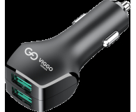 VIGGO DESIGN 2xUSB 2.4A Czarna - 1458554 - zdjęcie 2